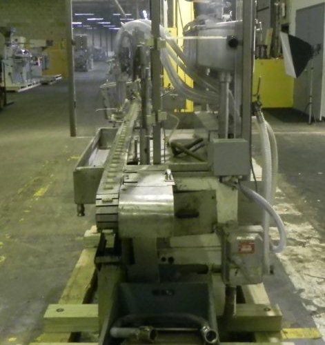 Cozzoli Model LF840 8 Head Inline Continuous Motion Walking Beam Style Piston Filler