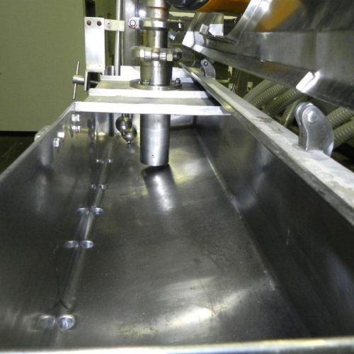 Cozzoli Model LF840 8 Head Inline Continuous Motion Walking Beam Style Piston Filler