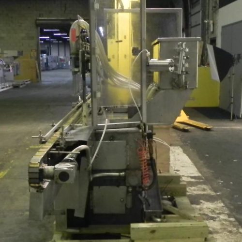 Cozzolli Model LF840 8 Head Continuous Motion Walking Beam Style Inline Piston Filler