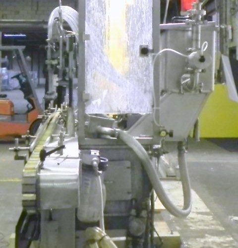 Cozzolli Model LF840 8 Head Continuous Motion Walking Beam Style Inline Piston Filler