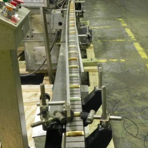 Cozzolli Model LF840 8 Head Continuous Motion Walking Beam Style Inline Piston Filler