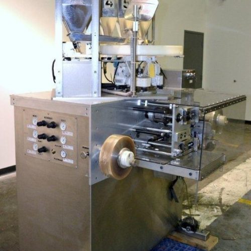 WrapAde Model TT4 Vertical Strip Packager w/6 tablets or capsule hoppers