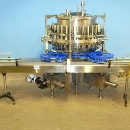Elmar Model RP628 S/S 28 Head Rotary S/S Base Piston Filler