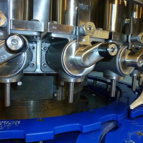 Elmar Model RP628 S/S 28 Head Rotary S/S Base Piston Filler