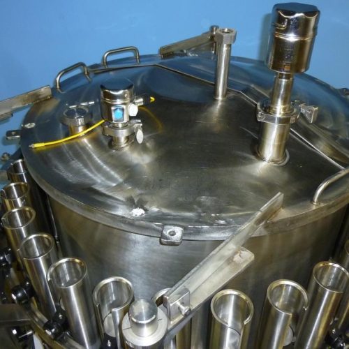 Elmar Model RP628 S/S 28 Head Rotary S/S Base Piston Filler