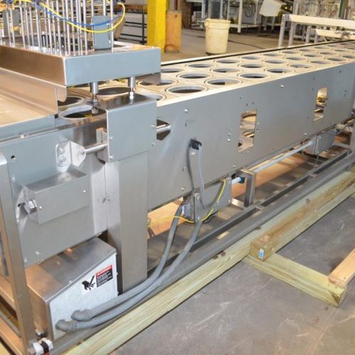 Orics S30 Inline 30 TPM Tray Packaging Line w/ 3 Piston Filler, Pack Area and Sealer