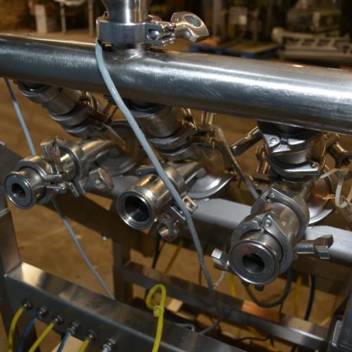 Orics S30 Inline 30 TPM Tray Packaging Line w/ 3 Piston Filler, Pack Area and Sealer