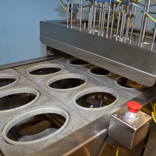 Orics S30 Inline 30 TPM Tray Packaging Line w/ 3 Piston Filler, Pack Area and Sealer