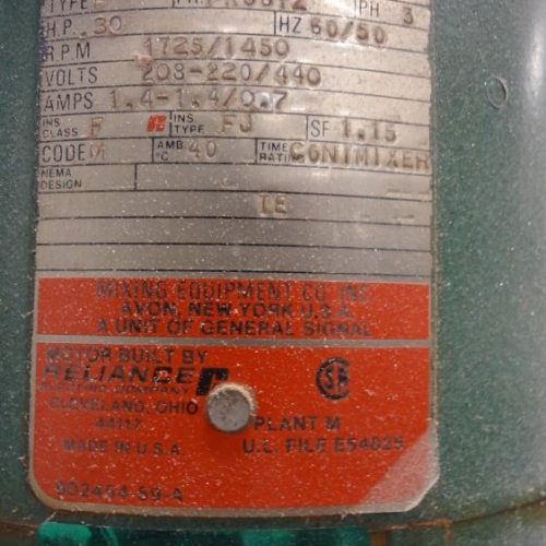 80 Gallon Lee Model 80D S/S Prop Agitated Vacuum Kettle