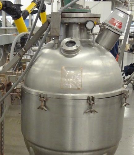80 Gallon Lee Model 80D S/S Prop Agitated Vacuum Kettle