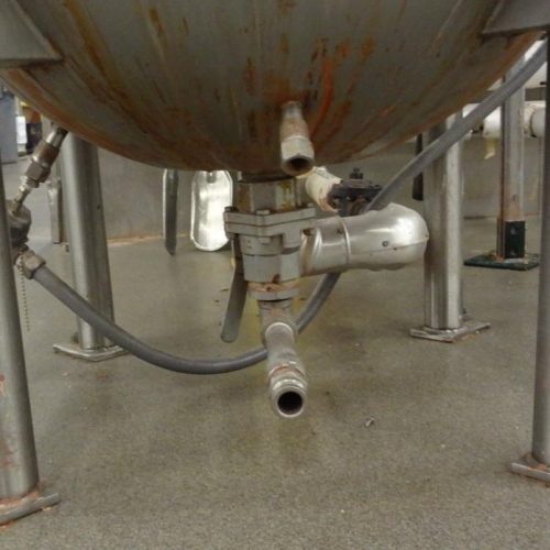80 Gallon Lee Model 80D S/S Prop Agitated Vacuum Kettle