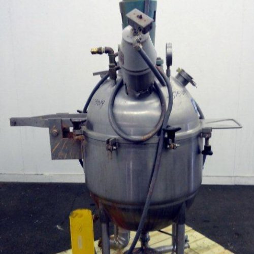 40 Gallon Lee Model 40D S/S Prop Agitated Vacuum Kettle