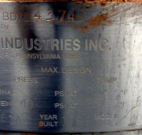 40 Gallon Lee Model 40D S/S Prop Agitated Vacuum Kettle