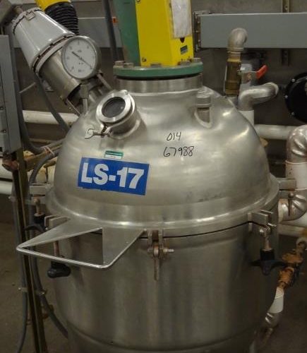 40 Gallon Lee Model 40D S/S Prop Agitated Vacuum Kettle