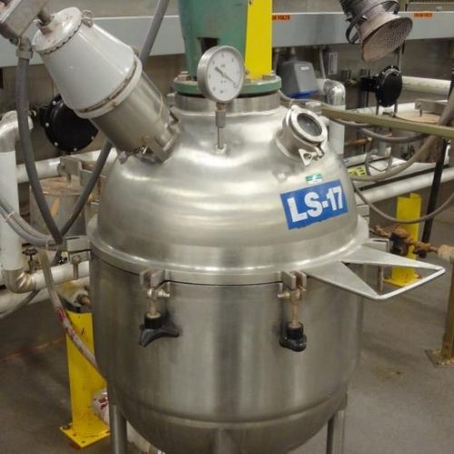 40 Gallon Lee Model 40D S/S Prop Agitated Vacuum Kettle