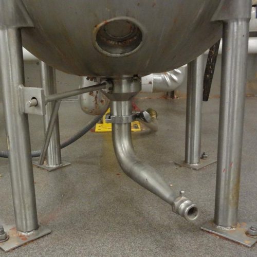 40 Gallon Lee Model 40D S/S Prop Agitated Vacuum Kettle