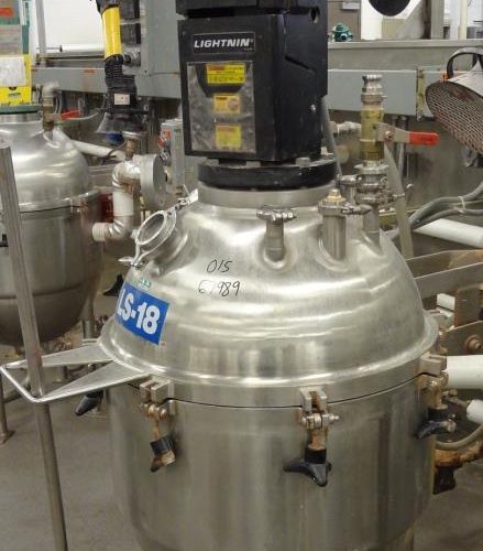 40 Gallon Lee Model 40D S/S Prop Agitated Vacuum Kettle