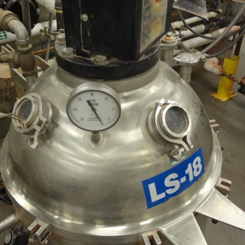 40 Gallon Lee Model 40D S/S Prop Agitated Vacuum Kettle