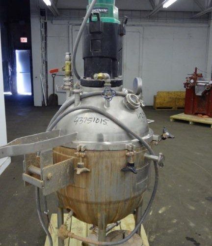 40 Gallon Lee Model 40D S/S Prop Agitated Vacuum Kettle
