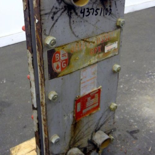Bell and Gossett Model GPX130007, 9.10 Square Foot Plate Heat Exchanger
