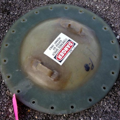 18,000 Gallon Air Plastics Vertical Fiberglass Storage Tank