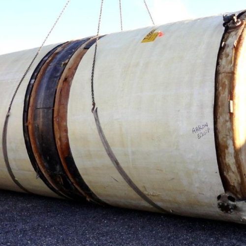 18,000 Gallon Air Plastics Vertical Fiberglass Storage Tank