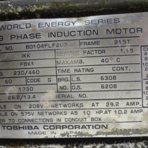 Quadro Model 196 Comil 316 S/S 10 HP Mill