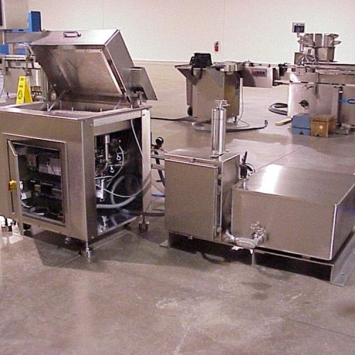 Cozzoli Model GW24262 Vial Washer with Wands Cabinet and Pumps