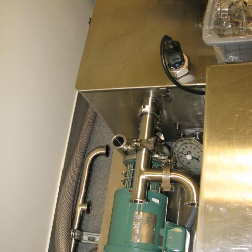 Cozzoli Model GW24262 Vial Washer with Wands Cabinet and Pumps