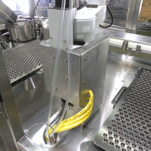 M and O Perry Model SFA1 Complete Vial Cartridge Placement and Filler Assembly System