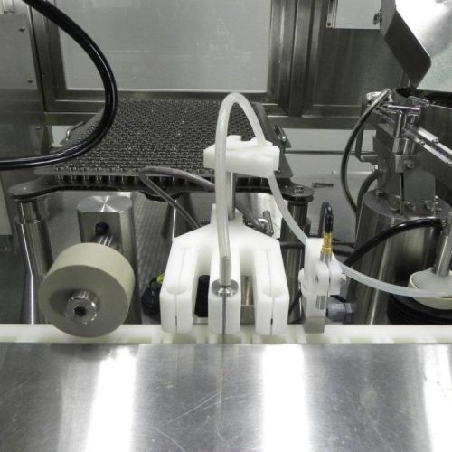 M and O Perry Model SFA1 Complete Vial Cartridge Placement and Filler Assembly System