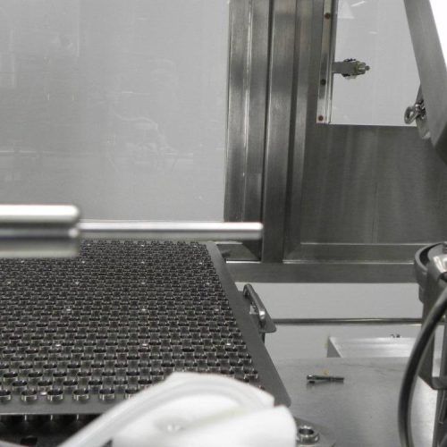 M and O Perry Model SFA1 Complete Vial Cartridge Placement and Filler Assembly System