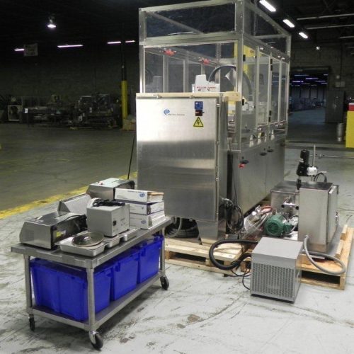 M and O Perry Model SFA1 Complete Vial Cartridge Placement and Filler Assembly System