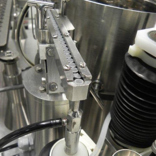 M and O Perry Model SFA1 Complete Vial Cartridge Placement and Filler Assembly System