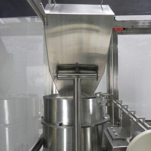 M and O Perry Model SFA1 Complete Vial Cartridge Placement and Filler Assembly System