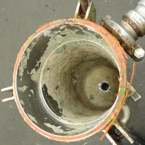 21 in L x 9 in Dia 316 S/S Filter Housing with 2 in Dia Tri Clamp Inlet