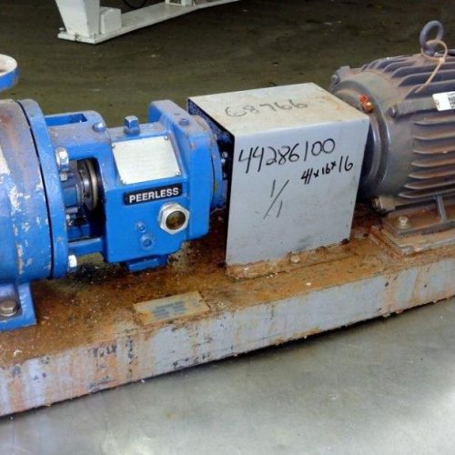 Peerless Model 8196 316 S/S Size 1 x 1 5/6 5 HP Centrifugal Pump