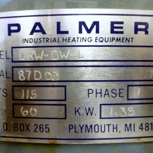 Palmer Model DRWDWL 12 in Dia x 10 in Deep Electric Hot Pot Melter