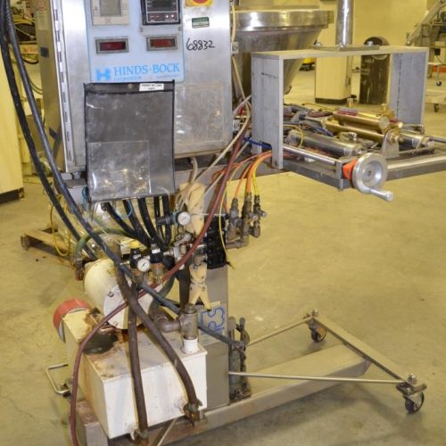Hinds Bock Model 8PO1HA 8 Head S/S Inline Piston Filler Depositor