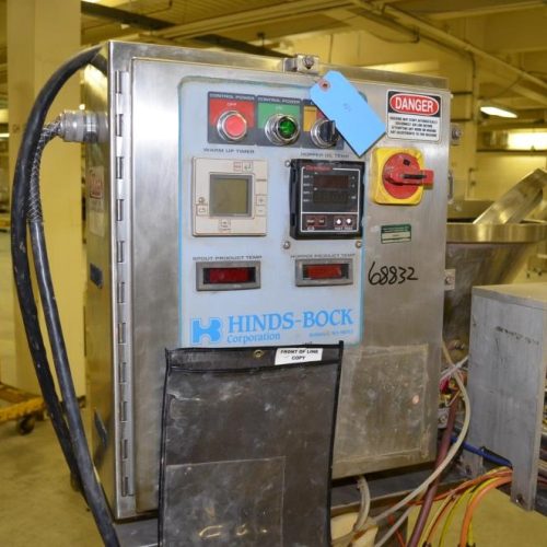 Hinds Bock Model 8PO1HA 8 Head S/S Inline Piston Filler Depositor
