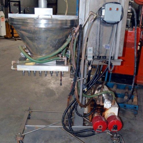 Hinds Bock Model 8PO1HA 8 Head S/S Inline Piston Filler Depositor
