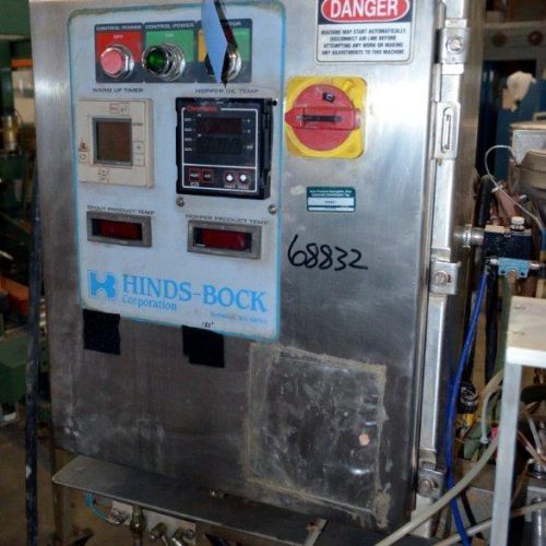 Hinds Bock Model 8PO1HA 8 Head S/S Inline Piston Filler Depositor