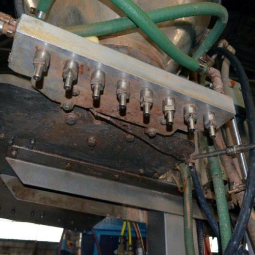 Hinds Bock Model 8PO1HA 8 Head S/S Inline Piston Filler Depositor