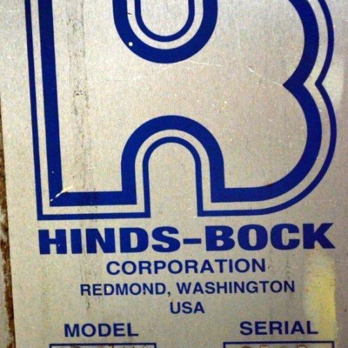Hinds Bock Model 8PO1HA 8 Head S/S Inline Piston Filler Depositor