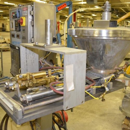 Hinds Bock Model 8PO1HA 8 Head S/S Inline Piston Filler Depositor