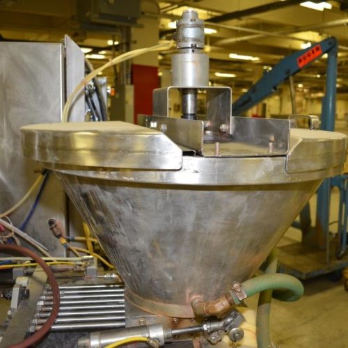 Hinds Bock Model 8PO1HA 8 Head S/S Inline Piston Filler Depositor