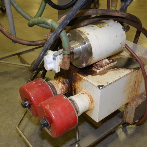 Hinds Bock Model 8PO1HA 8 Head S/S Inline Piston Filler Depositor