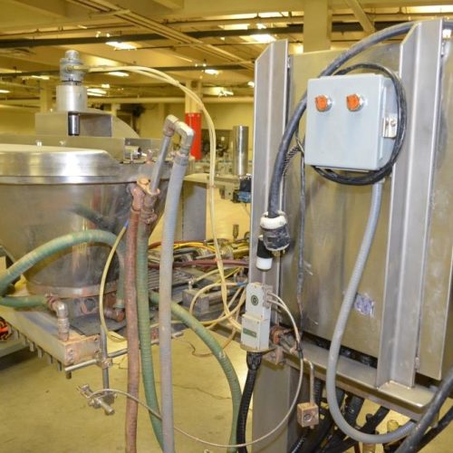 Hinds Bock Model 8PO1HA 8 Head S/S Inline Piston Filler Depositor