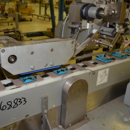 Shorewood Model 300W Conveyorized Top mounted Pressure Sensitive Labeler