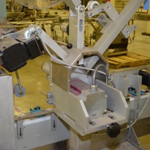 Shorewood Model 300W Conveyorized Top mounted Pressure Sensitive Labeler